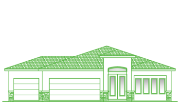 Taylor - 3 Car Garage