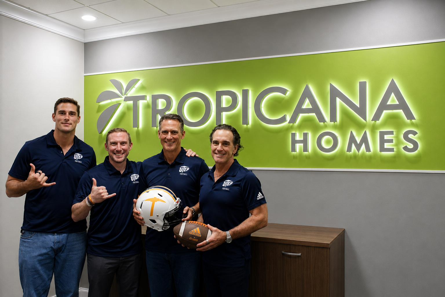 Tropicana Homes Makes $500,000 Gift to UTEP Football