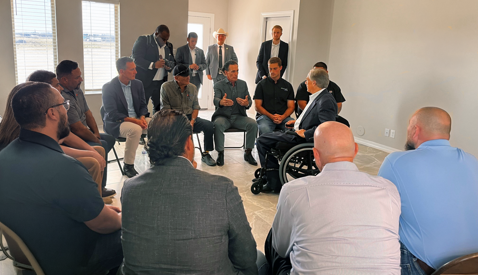 Tropicana Homes Proud to Welcome Governor Greg Abbott for Homebuilding Industry Roundtable in Socorro