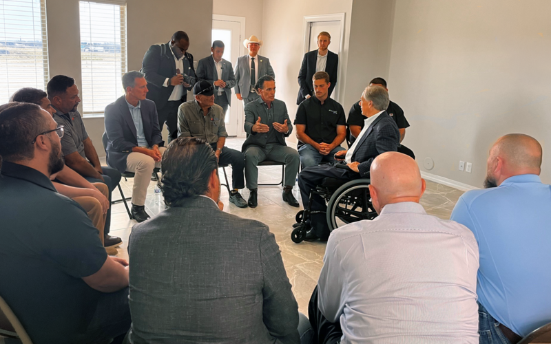 Tropicana Homes Proud to Welcome Governor Greg Abbott for Homebuilding Industry Roundtable in Socorro