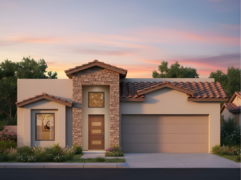 Lucy floorplan - Flat w/ Tile