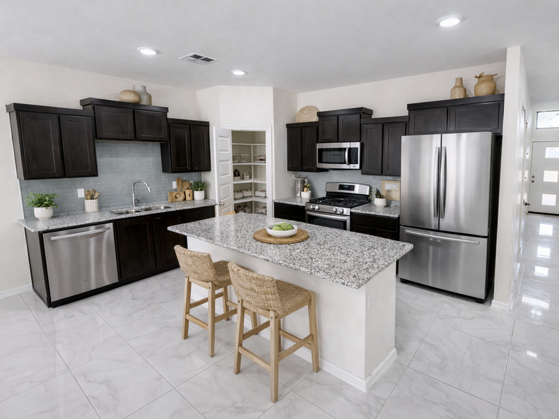 Appliances shown for illustration only and may vary.