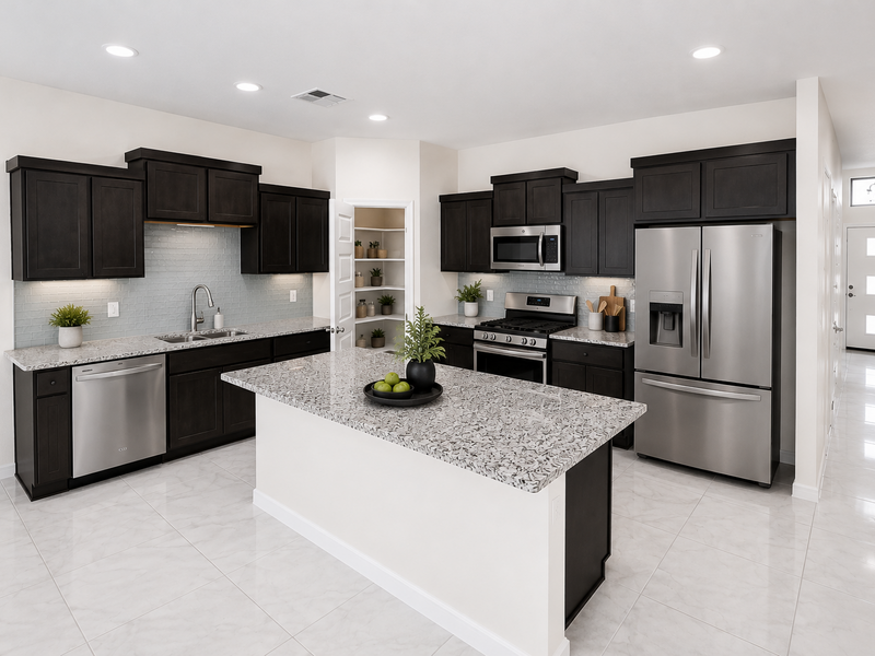 Appliances shown for illustration only and may vary.