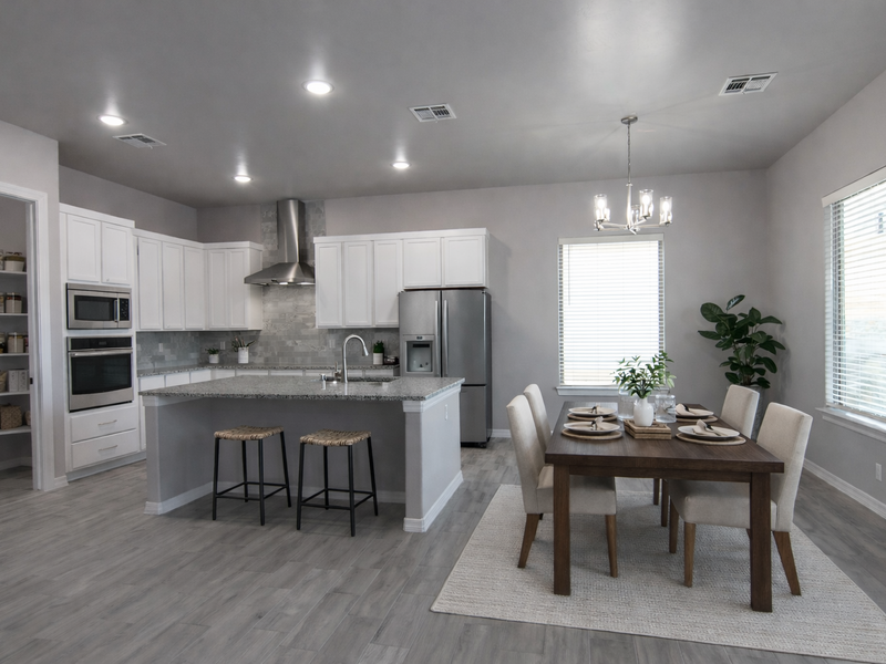 Appliances, cabinets and countertops shown for illustration purposes only and may vary.