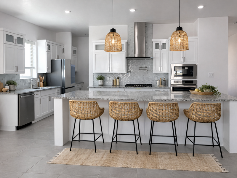 Colors may vary, appliances are for illustration only.