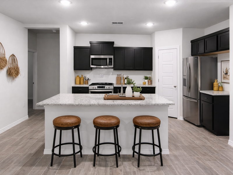 Colors may vary, appliances are for illustration only.