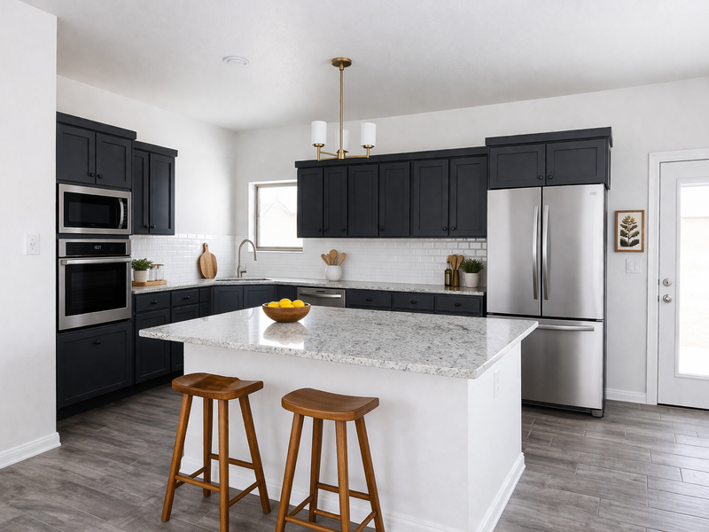 Colors may vary, appliances are for illustration only.