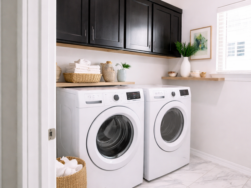 Colors may vary, appliances are for illustration only.