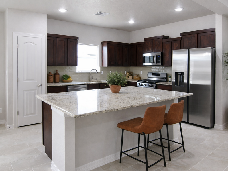 Colors may vary, appliances are for illustration only.