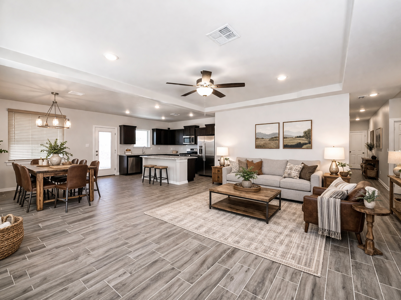 Colors may vary, appliances are for illustration only.