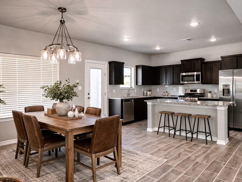 Colors may vary, appliances are for illustration only.