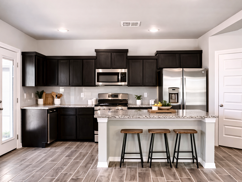 Colors may vary, appliances are for illustration only.