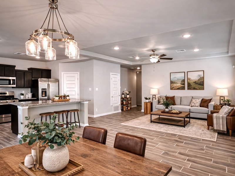 Colors may vary, appliances are for illustration only.