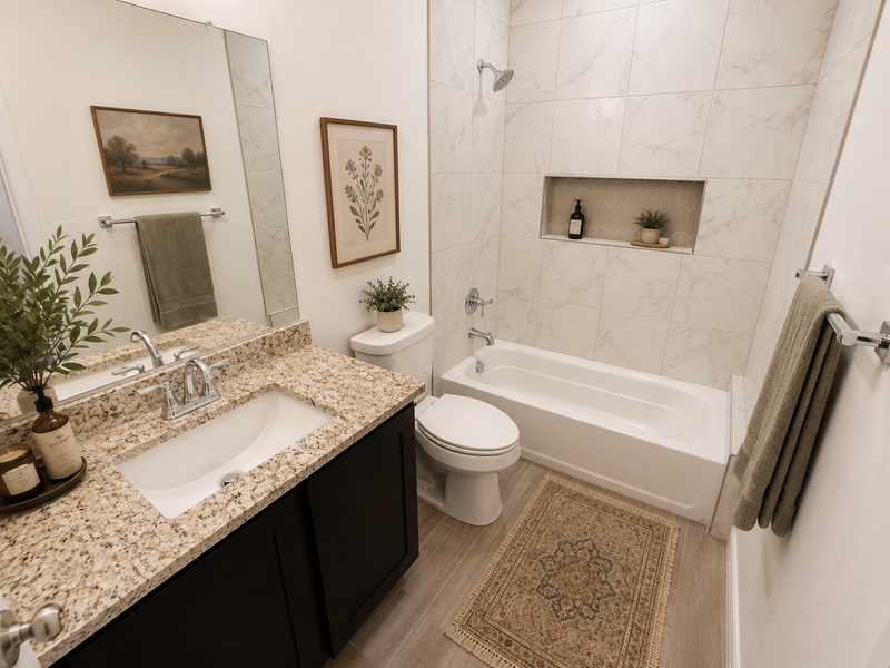 Renderings/photos are for illustration; finishes may vary.