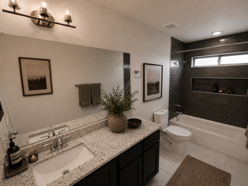 Renderings/photos are for illustration; finishes may vary.