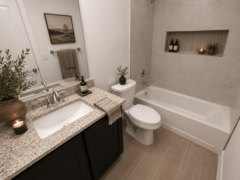 Renderings/photos are for illustration; finishes may vary.