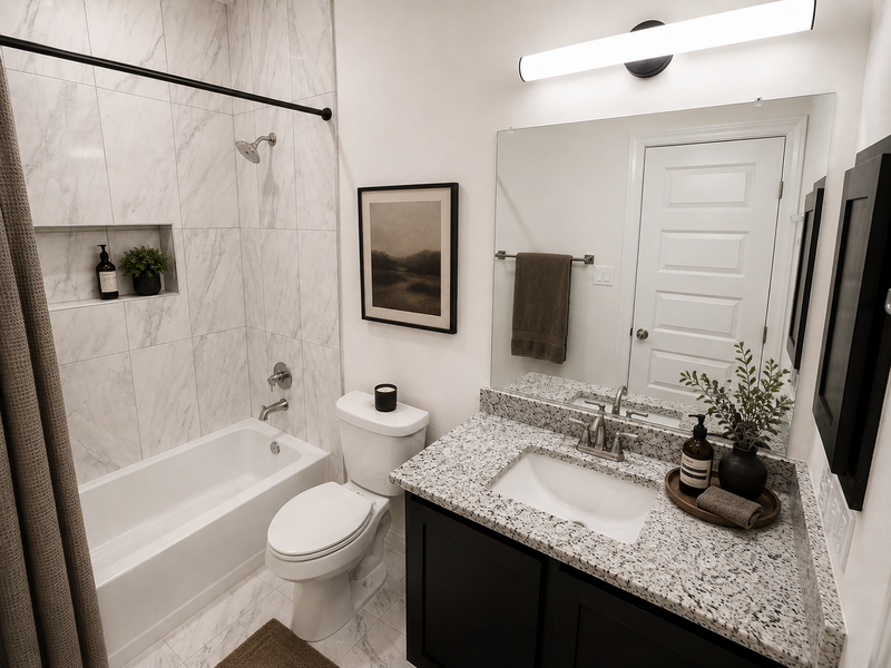 Renderings/photos are for illustration; finishes may vary.