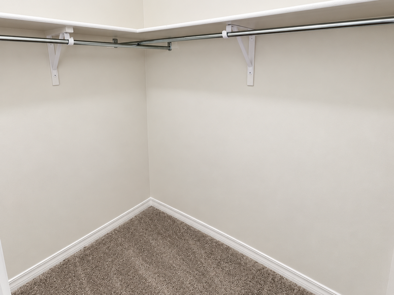His & Hers Walk-in-Closet